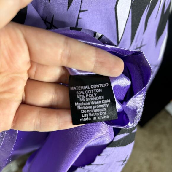 SOURPUSS RETRO DIAMONDS DRESS LILAC Fit and Flare Sleeveless Women’s Size Small - Picture 8 of 14